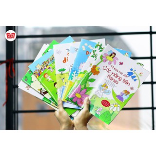Sách - Tô màu bóc dán - (nhiều chủ đề)