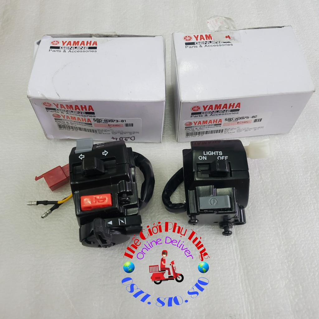 Cùm công tắc Jupiter V, R zin Yamaha VN - 5SD-H3973-01/ 5SD-H3975-02