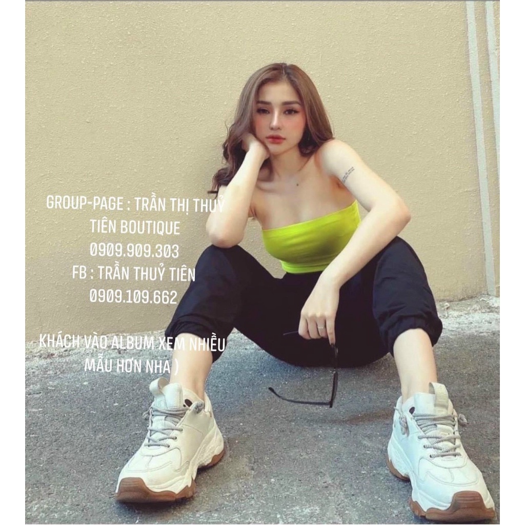 sét thun borip xịn áo ống phối quần dài ống côn thời trang cá tính m5345