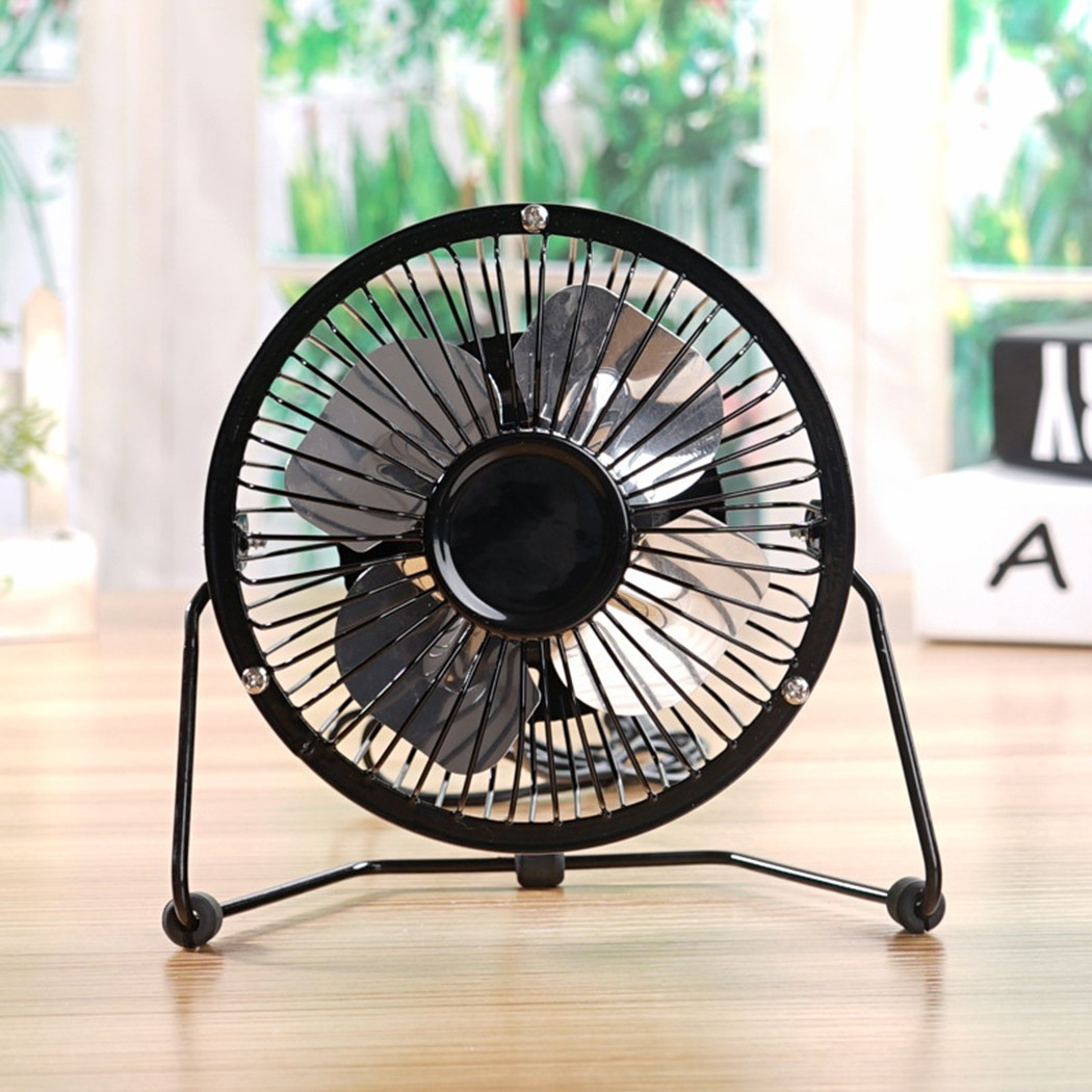 4inch USB Fan Mini Fan Portable Desktop Office Dormitory Table Cooling Mute Rotating