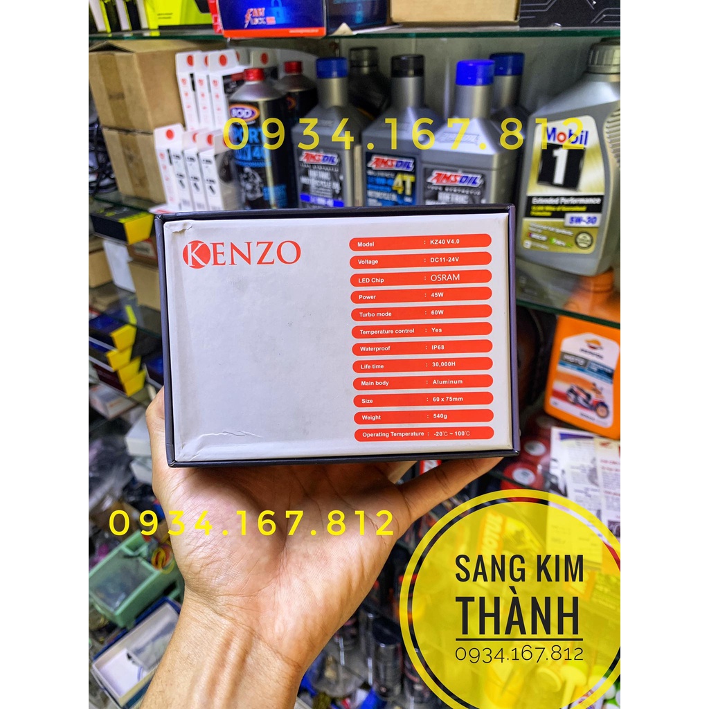 Đèn Trợ Sáng Kenzo Kz40 v4.0 Chip Led Osram
