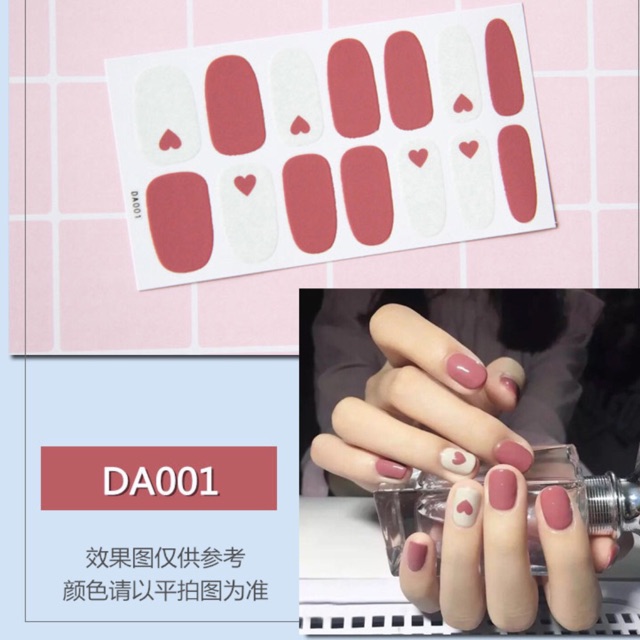 Nail wrap Dán móng tay dễ thương