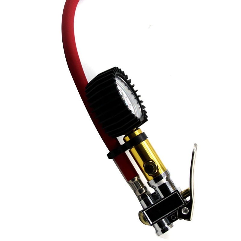 Máy Đo Áp Suất Lốp Xe Kỹ Thuật Số 220 PSI Kèm Ống Dẫn Linh Hoạt