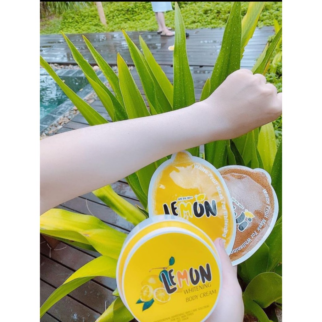 (CHÍNH HÃNG) Ủ TRẮNG BODY CHANH LEMON FRUIT HỘP 3 GÓI GIÁ TỐT