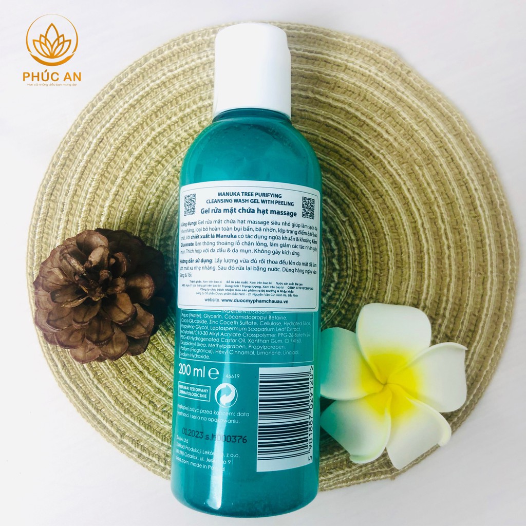 Gel rửa mặt dưỡng da mặt - Ngừa khuẩn giảm mụn - dùng cho da dầu và mụn - ZIAJA - 200ml | BigBuy360 - bigbuy360.vn