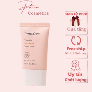 Kem Chống Nắng Innisfree Tone Up No Sebum Sunscreen SPF50/PA++++ 50ml (MÀU HỒNG)