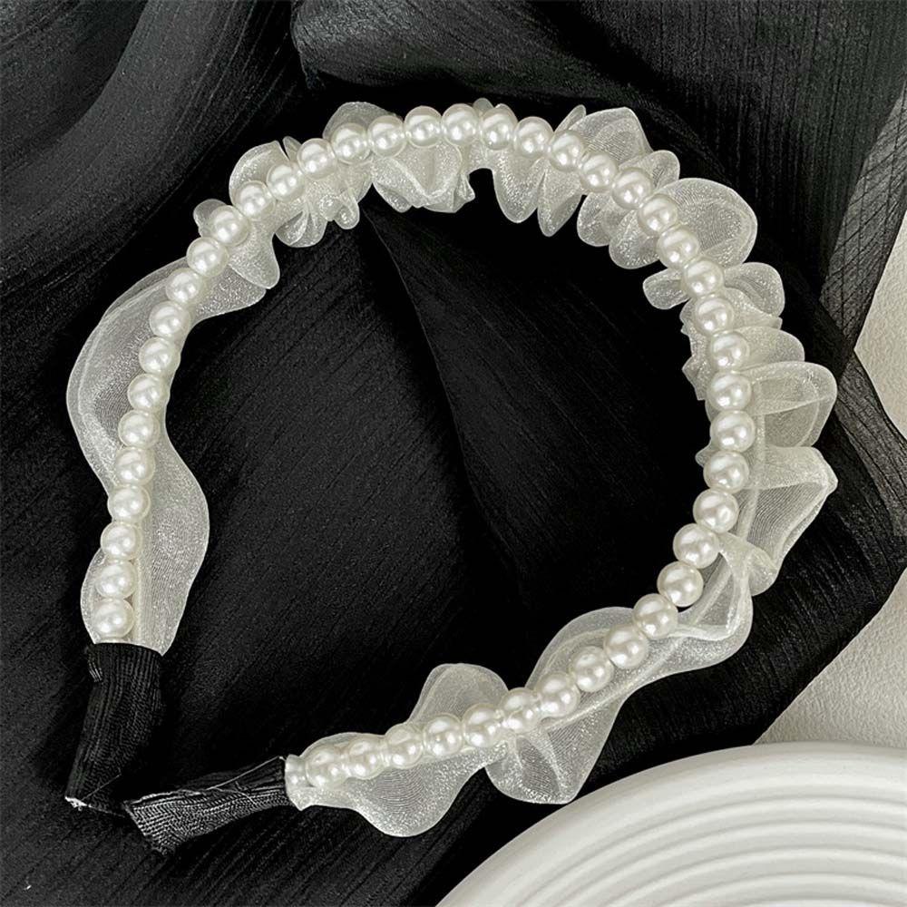 Băng Đô Cài Tóc Công Chúa Chống Trượt Hàn Quốc WMES15H Cho Nữ