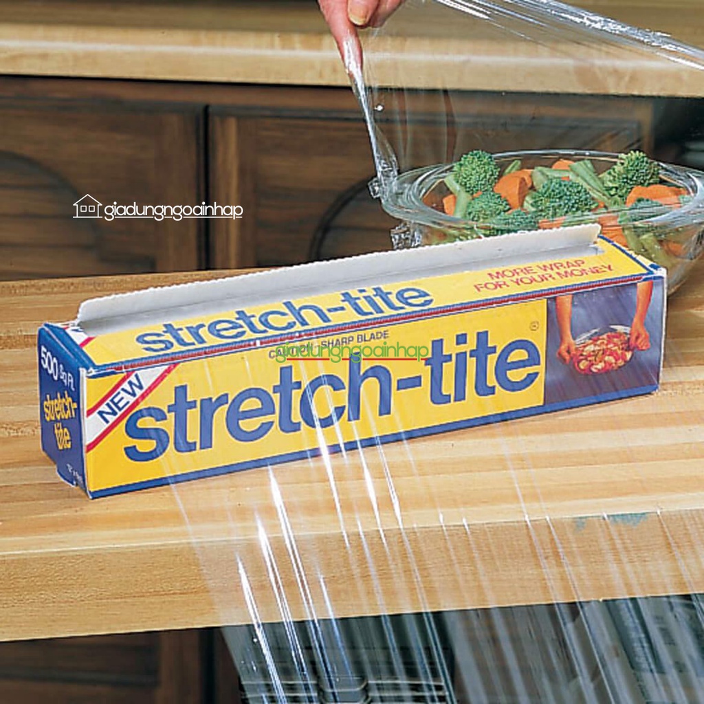 Màng bọc thực phẩm Kirkland Signature Stretch Tite 2x750ft