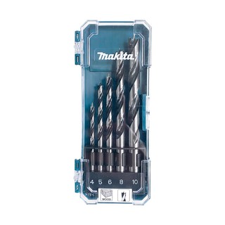 Bộ Mũi khoan gỗ Black impack Makita 4-10mm D-72861 (5mũi /bộ) - Chính Hãng