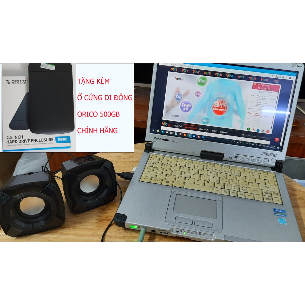 Laptop PANASONIC CF-C2 siêu bền với màn hình cảm ứng và bút vẽ | BigBuy360 - bigbuy360.vn
