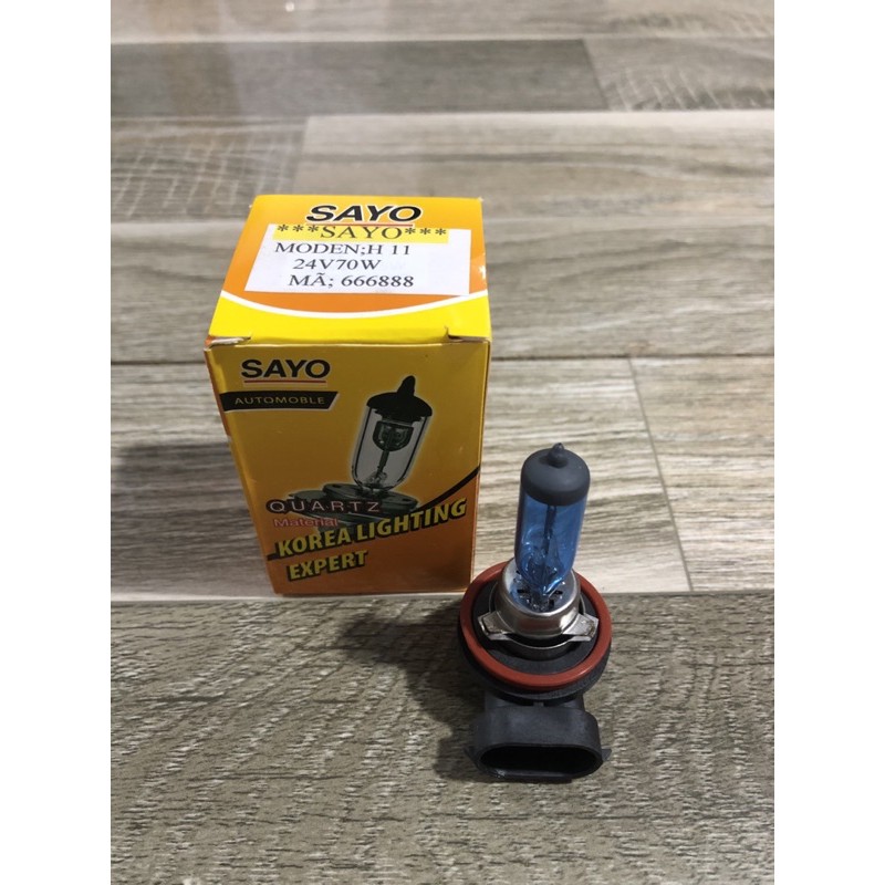 Sản phẩm gia đình làm: Bóng đèn pha H11 24V 70W sây ơ