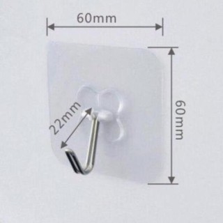 Combo 10 Chiếc Móc Dán Tường Chịu Lực, Siêu Dính