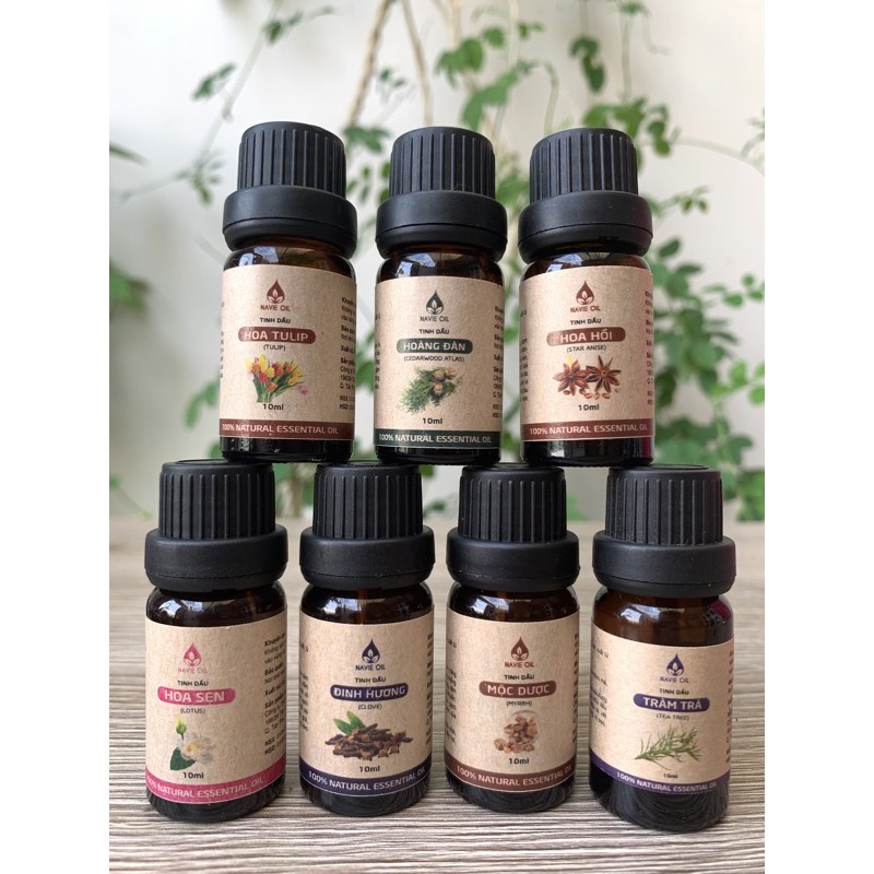 Tinh Dầu Thiên Nhiên Nguyên Chất Thơm Phòng Mùi Mới Lạ Chai 10ml