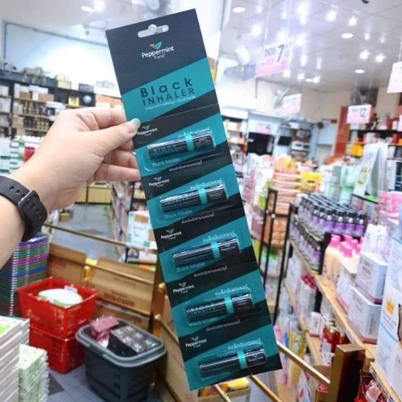 1 Ống Hít Thông Mũi Bạc Hà Black Bản Mới Thái Lan