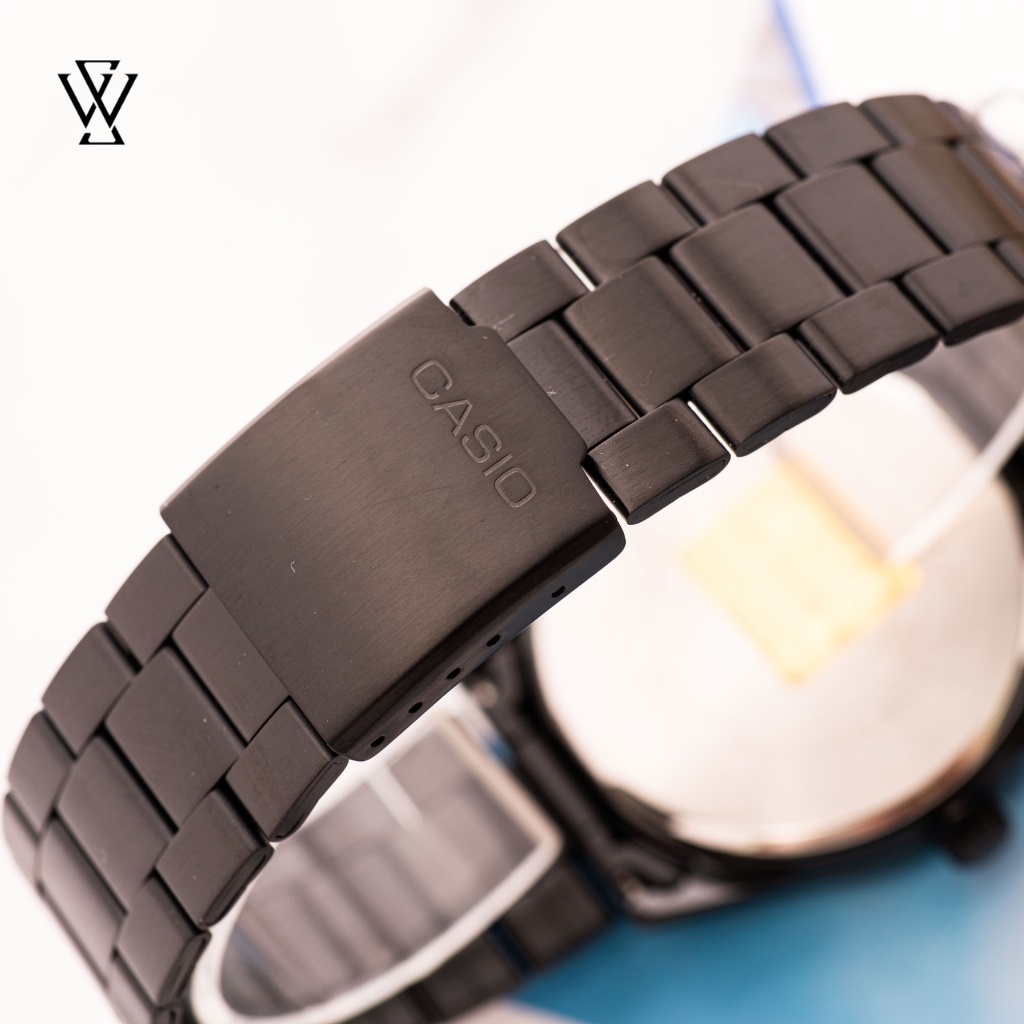 Đồng Hồ Quartz Nam Casio Cao Cấp WATCHSTORE MTP-VD02B-1EUDF Thiết Kế Kính Khoáng 41mm, Dây Kim Loại, Vỏ Thép Không Gỉ