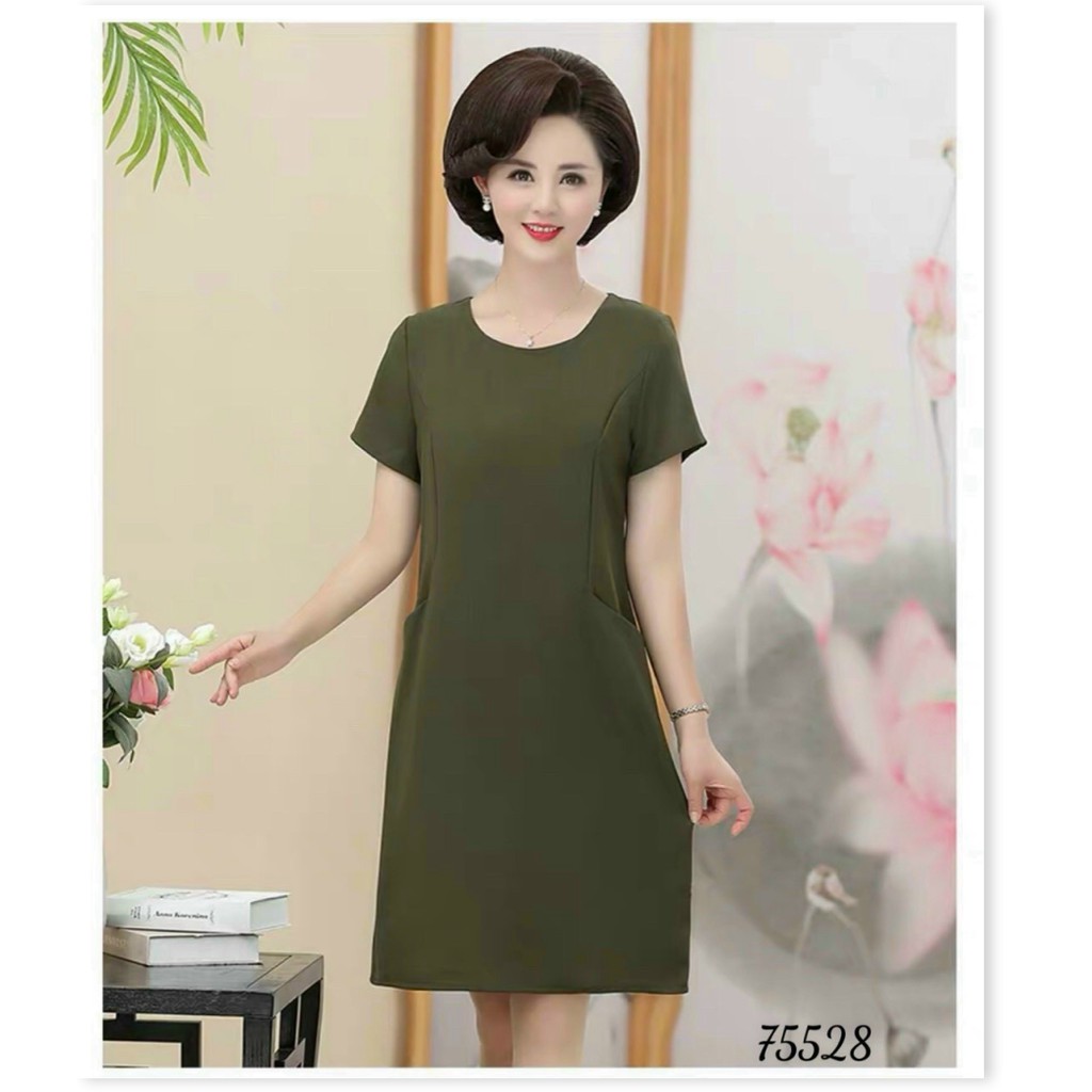 Đầm suông nữ cực xinh , tôn dáng cho các quý cô , thanh lịch siêu xinh