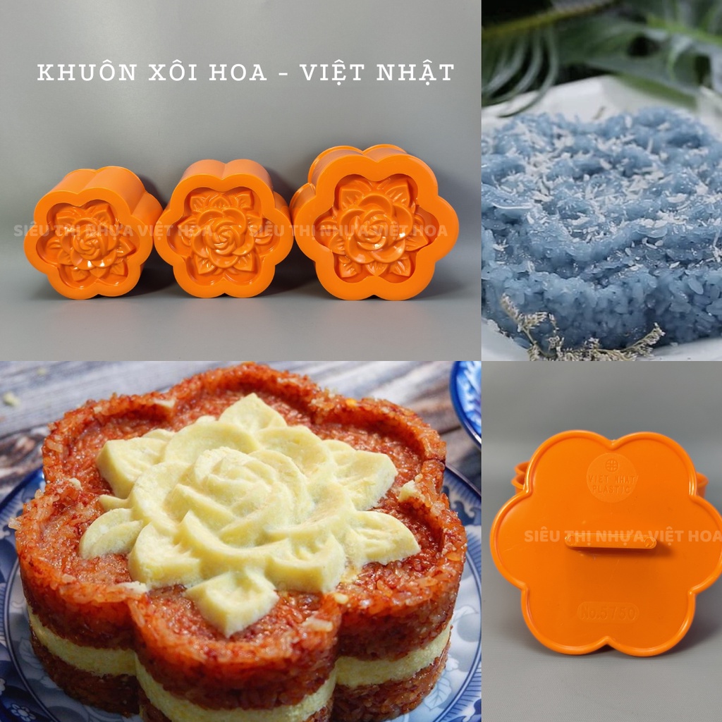 KHUÔN XÔI, KHUÔN BÁNH PHÚC LỘC THỌ, KHUÔN HÌNH HOA