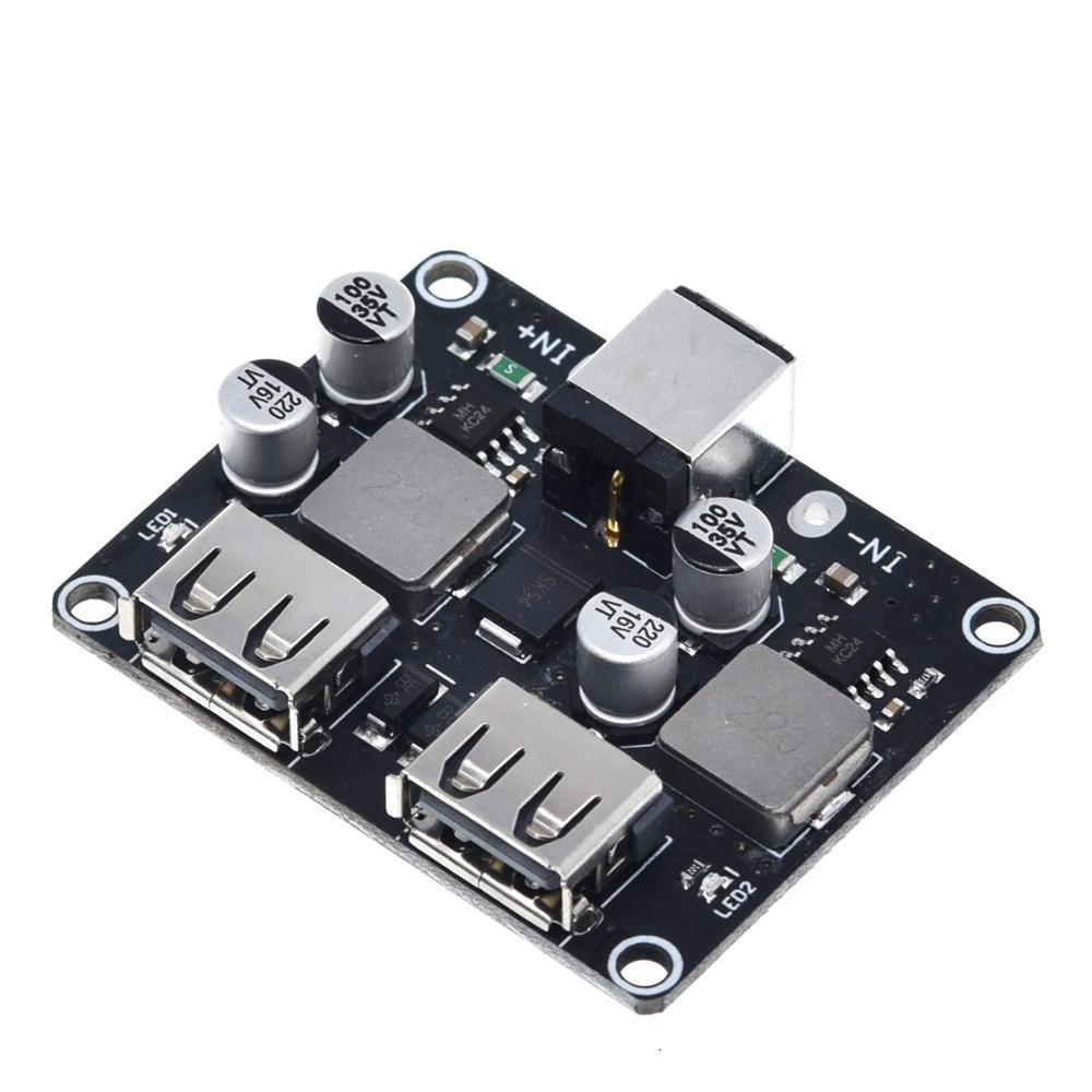 Mô đun hạ áp Usb Qc3.0 Qc2.0 Dc-Dc 6-32v 9v 12v 24v 5v thiết kế chuyên dụng
