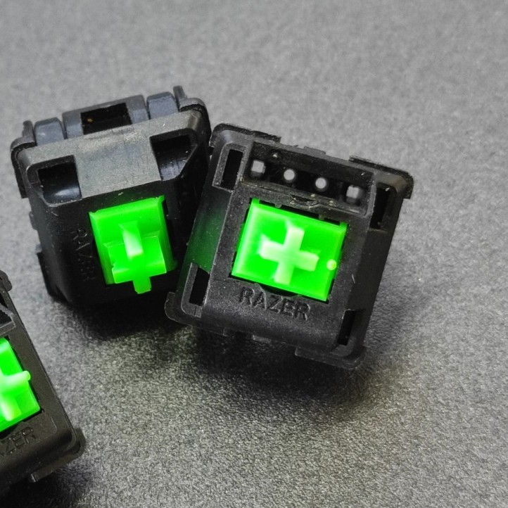 Nút Switch Bàn Phím Cơ Razer Green Switch led lỗ cắm led RGB