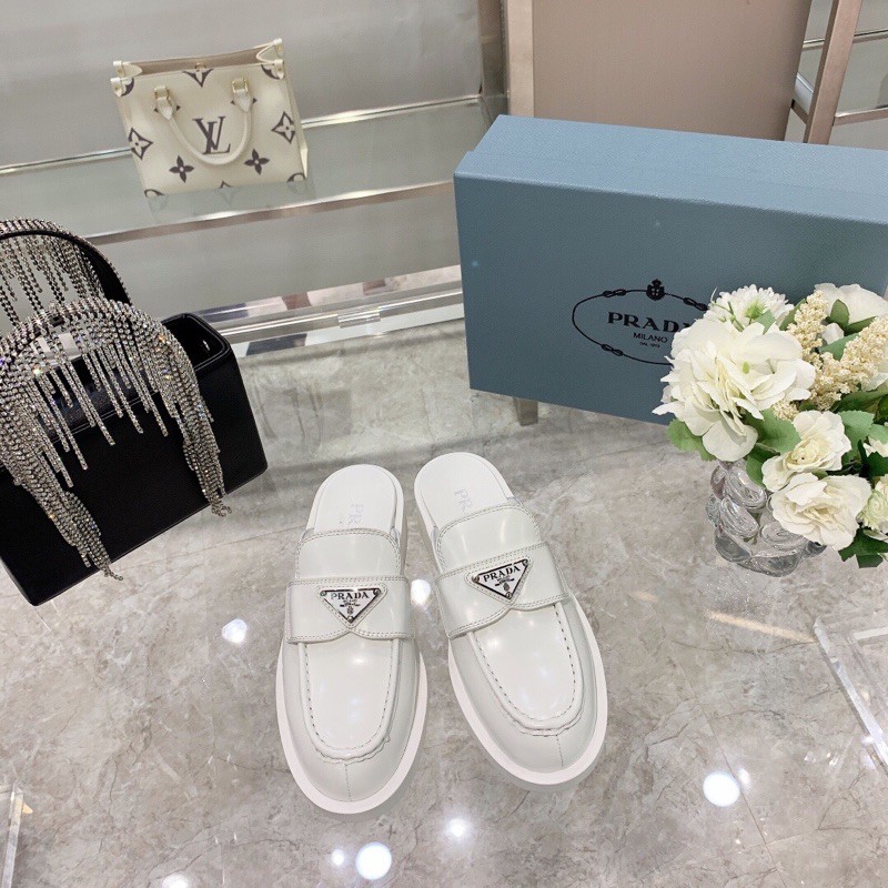 Sục nữ đế cao thiết kế sang trọng và thanh lịch da thật cao cấp Prada