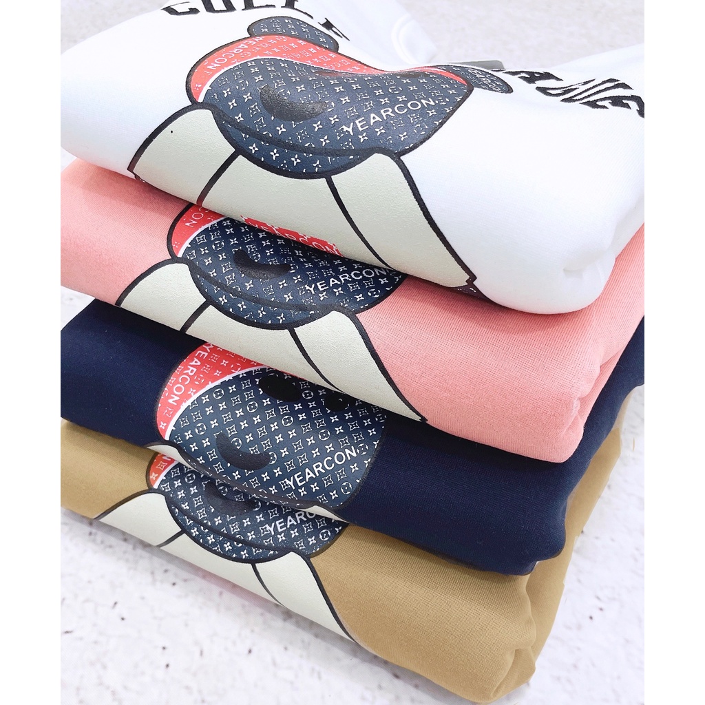 ÁO NỈ GẤU PHỐI ESSENTIAL SIÊU SỊN | BigBuy360 - bigbuy360.vn