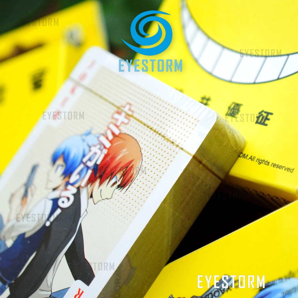 Bài tây anime Lớp học ám sát, Assassination Classroom, Ansatsu Kyoshitsu, tú lơ khơ, manga - Poker YW - 54 lá