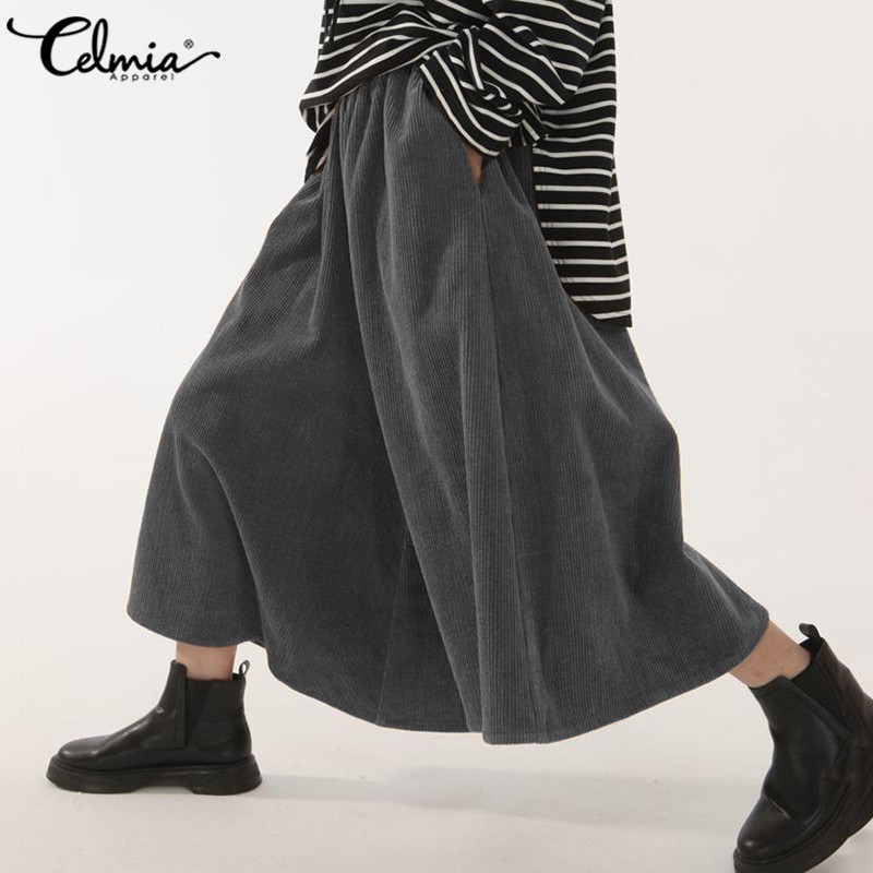 Quần ống rộng Celmia lưng co giãn tốt ng trẻ trung cho | BigBuy360 - bigbuy360.vn