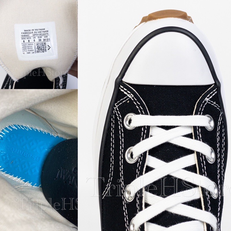 [TripleHStore] Giày Cvs JW Anderson Black | BigBuy360 - bigbuy360.vn