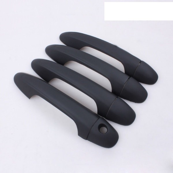 Bộ ốp tay nắm - hõm cửa xe Ford Ranger - nhựa ABS đen(hàng cao cấp)