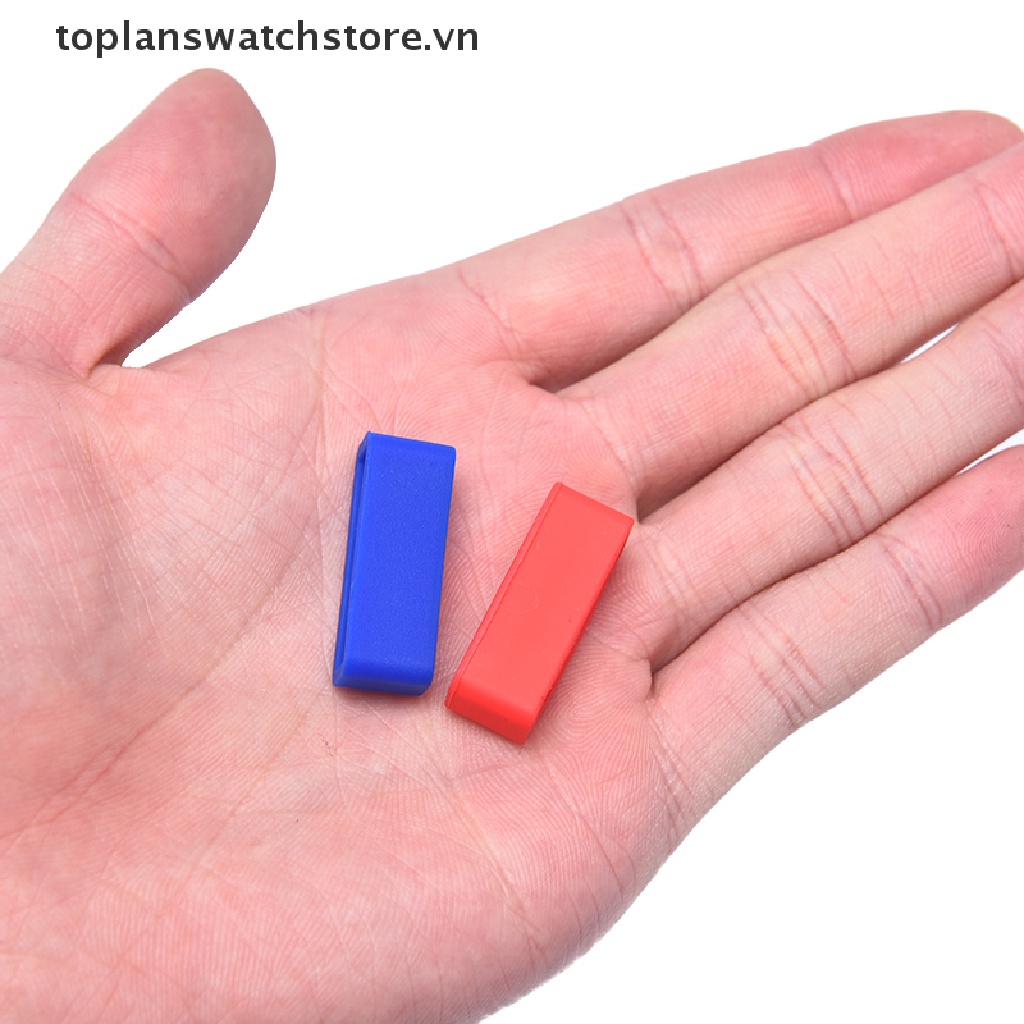Set 2 Dây Đeo Đồng Hồ Bằng Silicon Nhiều Màu