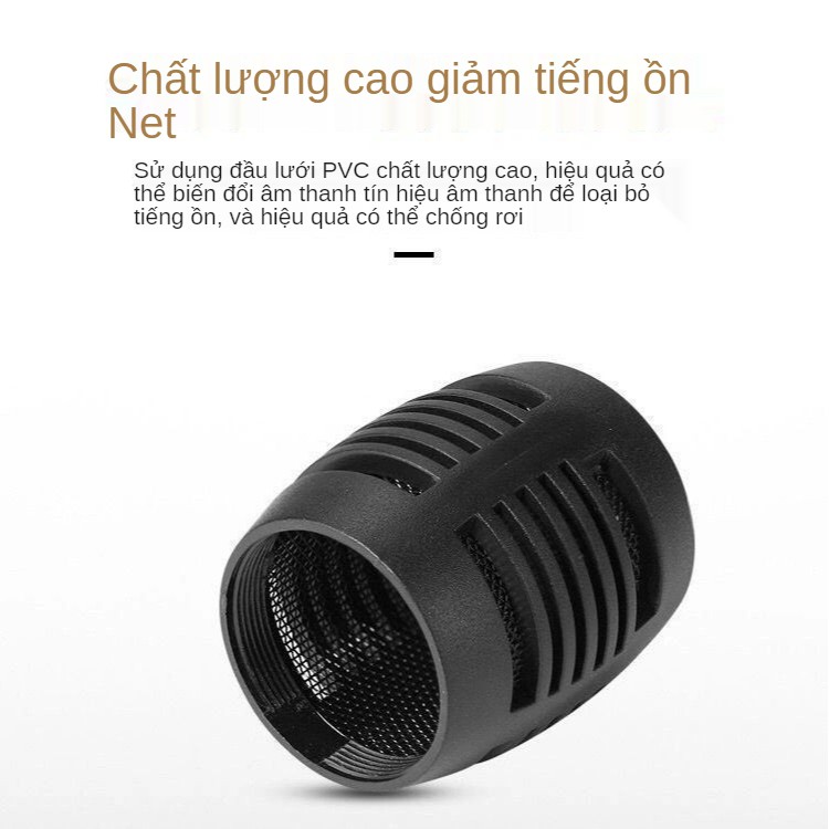 Mic hát karaoke có dây jack chân cắm 3.5mm , áp dụng với dòng loa karaoke có jack 3.5 và hỗ trợ hát karaoke - XSmart