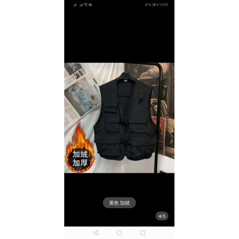 Áo khoác gile cực chất unisex [hàng order] | BigBuy360 - bigbuy360.vn
