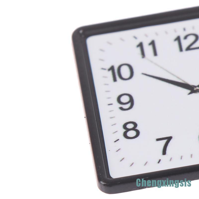 Đồng Hồ Treo Tường Mini Tỉ Lệ 1: 12 Dùng Để Trang Trí Nhà Búp Bê