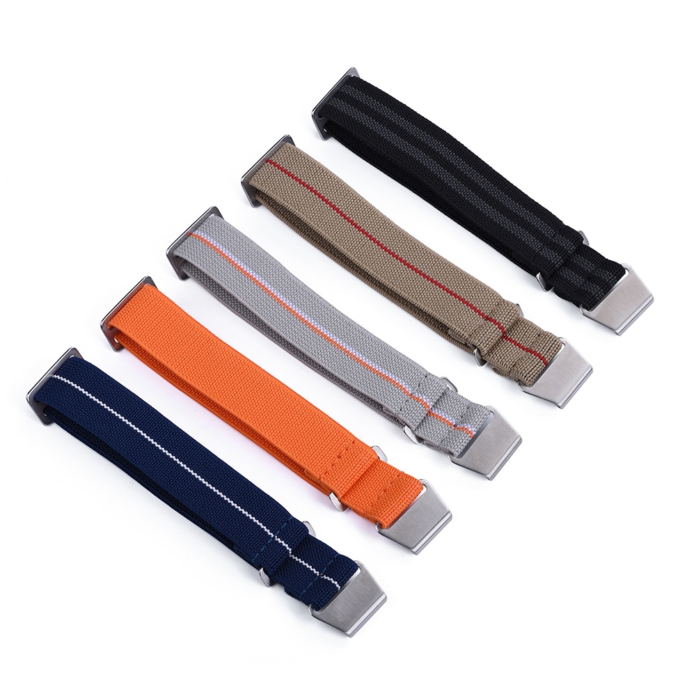 Dây Đeo Đồng Hồ Nylon Co Giãn 60 '' 20mm 22mm Phong Cách Quân Đội Pháp Thời Trang Cho Nam Và Nữ