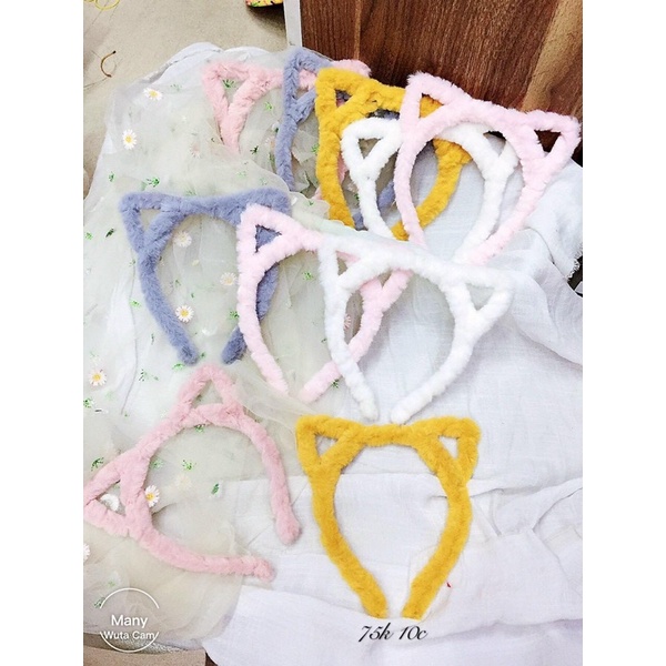 Cài tóc băng đô hoạt hình cây hành cái chảo cute Ulzzang xinh xắn