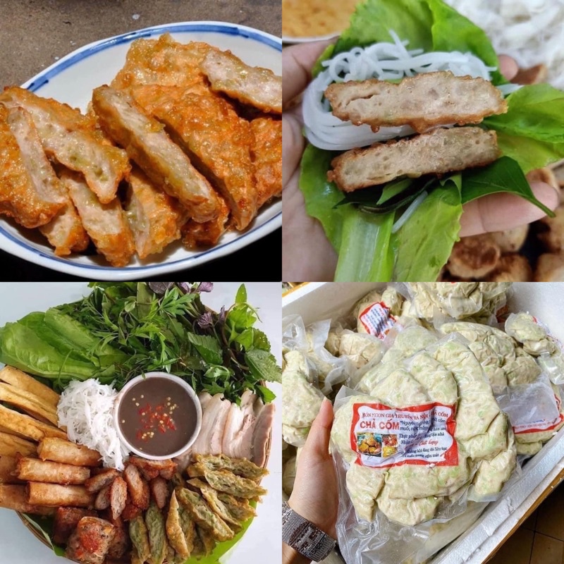 CHẢ CỐM BẮC Gói 500g ĂN CHUNG VỚI BÚN ĐẬU MẮM TÔM