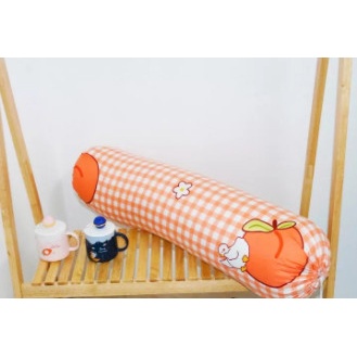 Vỏ Gối Ôm Cotton poly siêu kute 35x100cm-mẫu chó ghi