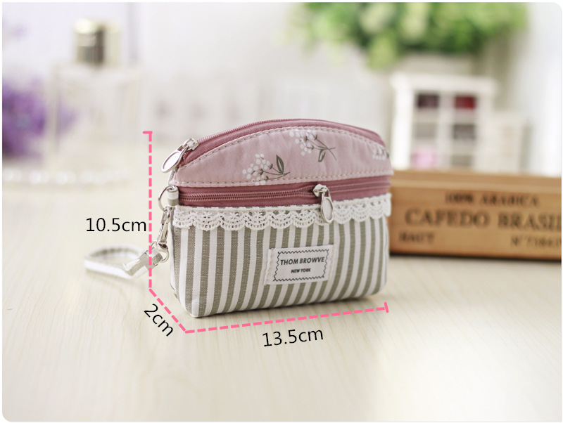 Ví Vải Mini Đựng Tiền Xu Phong Cách Mới 2023