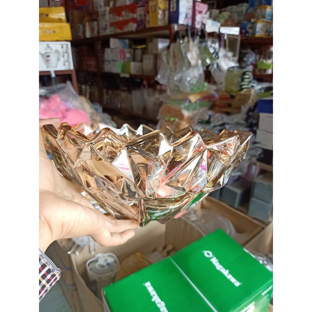 [BB Mart – kênh bán lẻ giá rẻ] khay thủy tinh đựng hoa quả bánh kẹo(dáng sóng)
- ảnh thật shop chụp