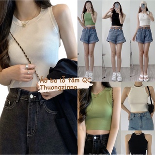 Áo ba lỗ gân tăm Windy3 hàng Quảng Châu loại 1 Áo ba lỗ basic co dãn thoải mái lên form cực đỉnh
