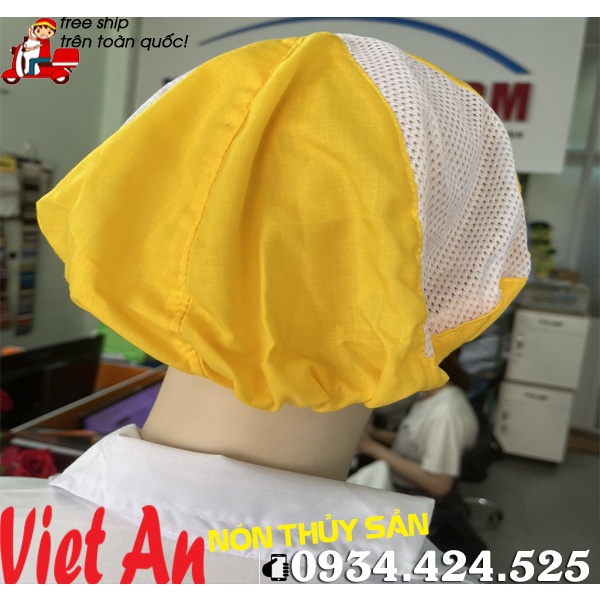 NÓN BÁNH TIÊU THỦY SẢN MÀU VÀNG CHUYÊN DỤNG _ HÌNH CHỤP THẬT