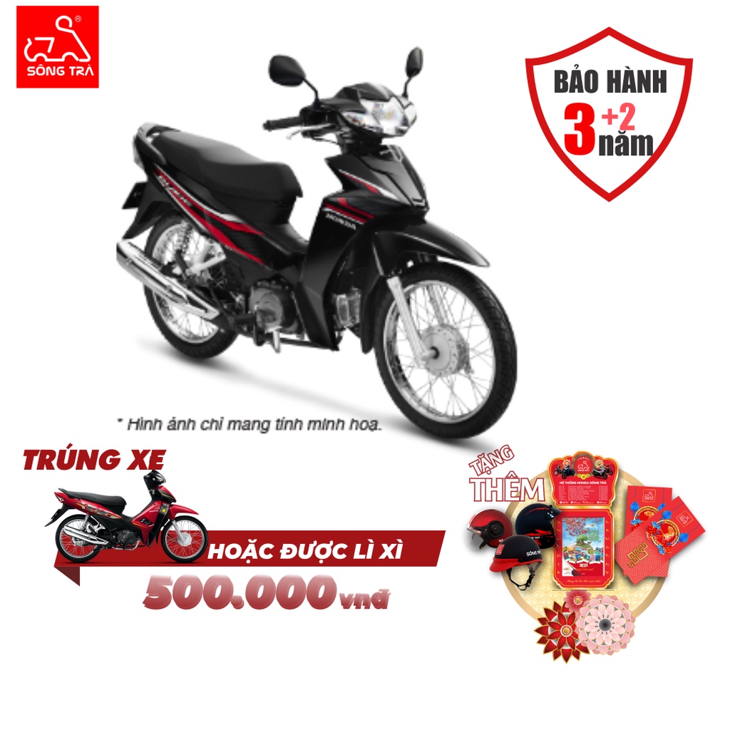 Xe máy Honda Blade Bản Tiêu Chuẩn (Phanh Đĩa, Vành nan hoa)