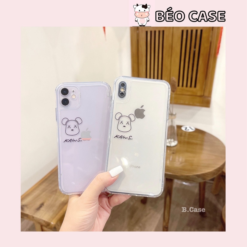 Ốp lưng iphone KAWS TRONG CẠNH VUÔNG BẢO VỆ CAMERA