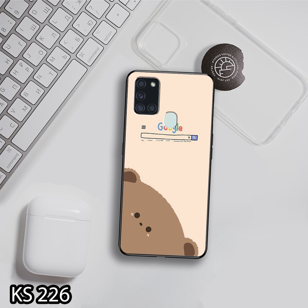 Ốp lưng Samsung A11/A21/A21S in hình Gấu nhỏ siêu đẹp, độc, lạ_KINGSTORE.HN_Ốp SS