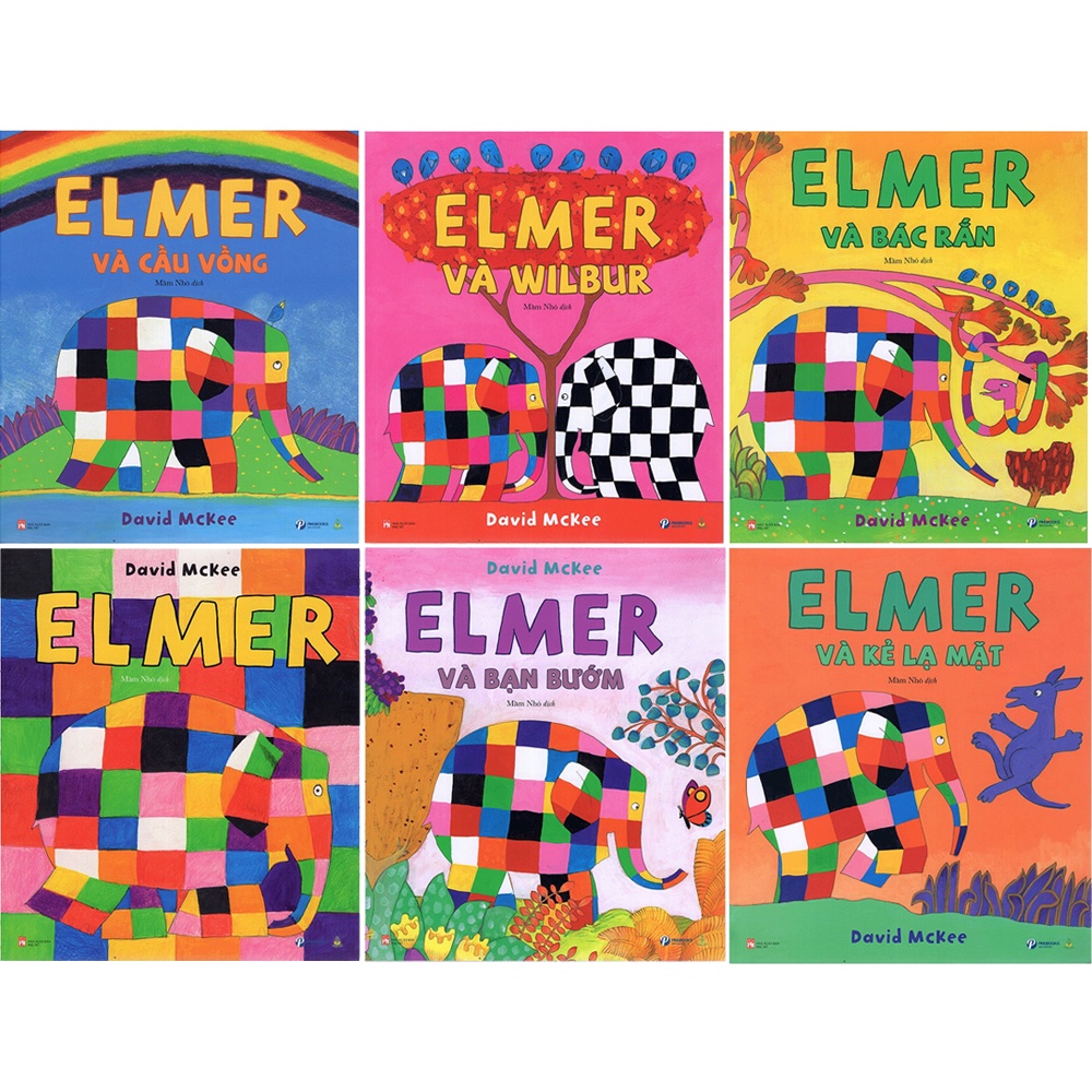 Sách - Elmer Và Những Người Bạn (Bộ 6 quyển)