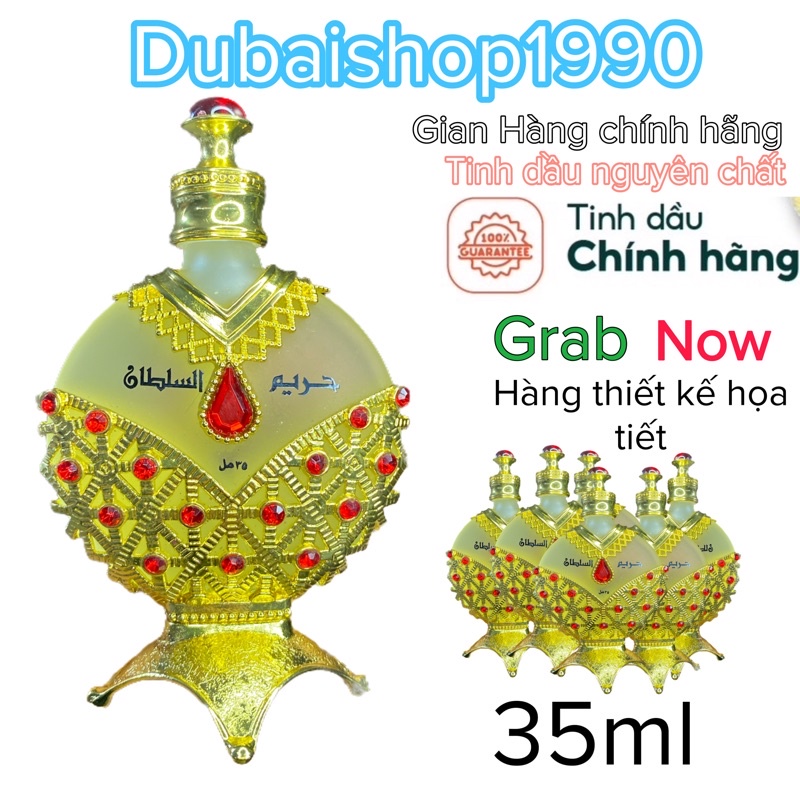 dubai Tinh Dầu Nước Hoa Dubai Công Chúa To Nhỏ 15ml và 35ml