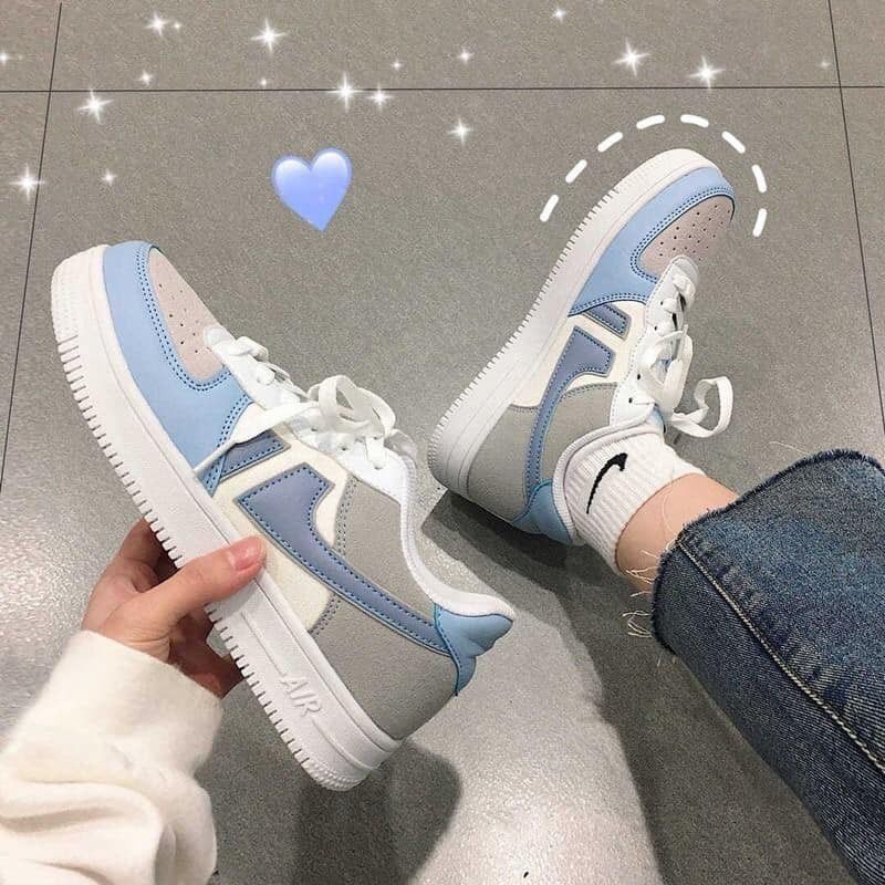 giày air xanh size 35
