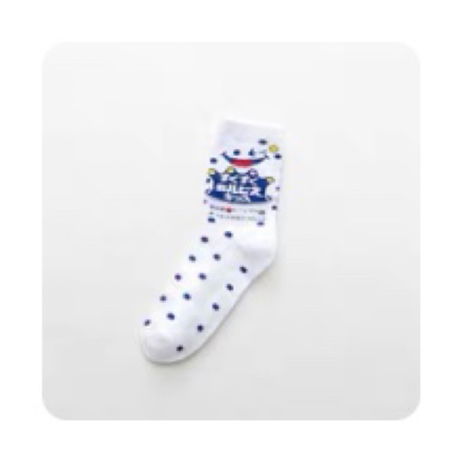 Vớ tất cổ cao họa tiết chấm bi