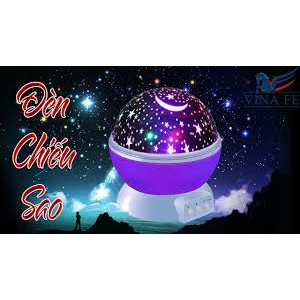 Đèn ngủ chiếu sao xoay 360 nhiều hình độc đáo, tiếng nhạc du dương