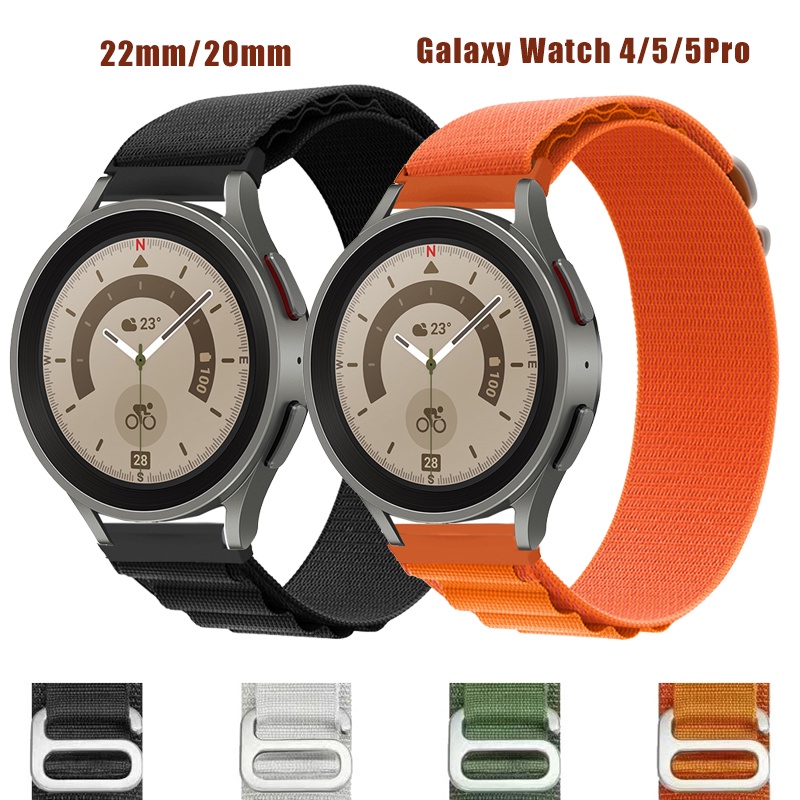 Dây Đeo Cho Đồng Hồ Thông Minh Samsung Galaxy Watch 5 Pro 45mm / 3 / active 2 / s3 22 / 20mm Galaxy 4 / 5 / Classic 44mm 40mm 42mm 46mm